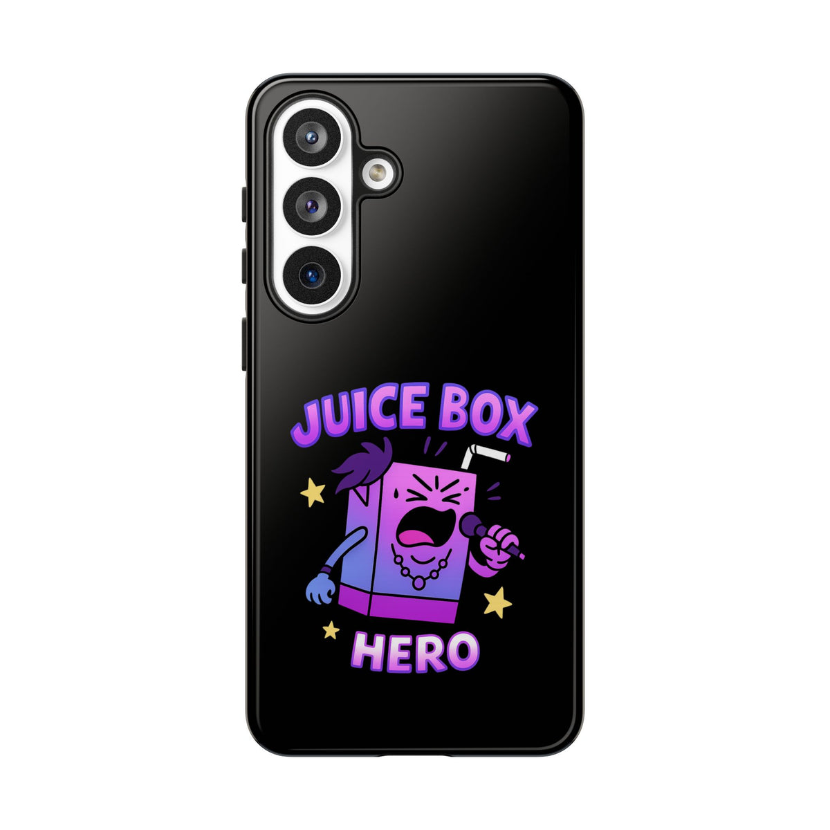 Phone Case — 'Juice Box Hero' Cute Cartoon Protective Cover