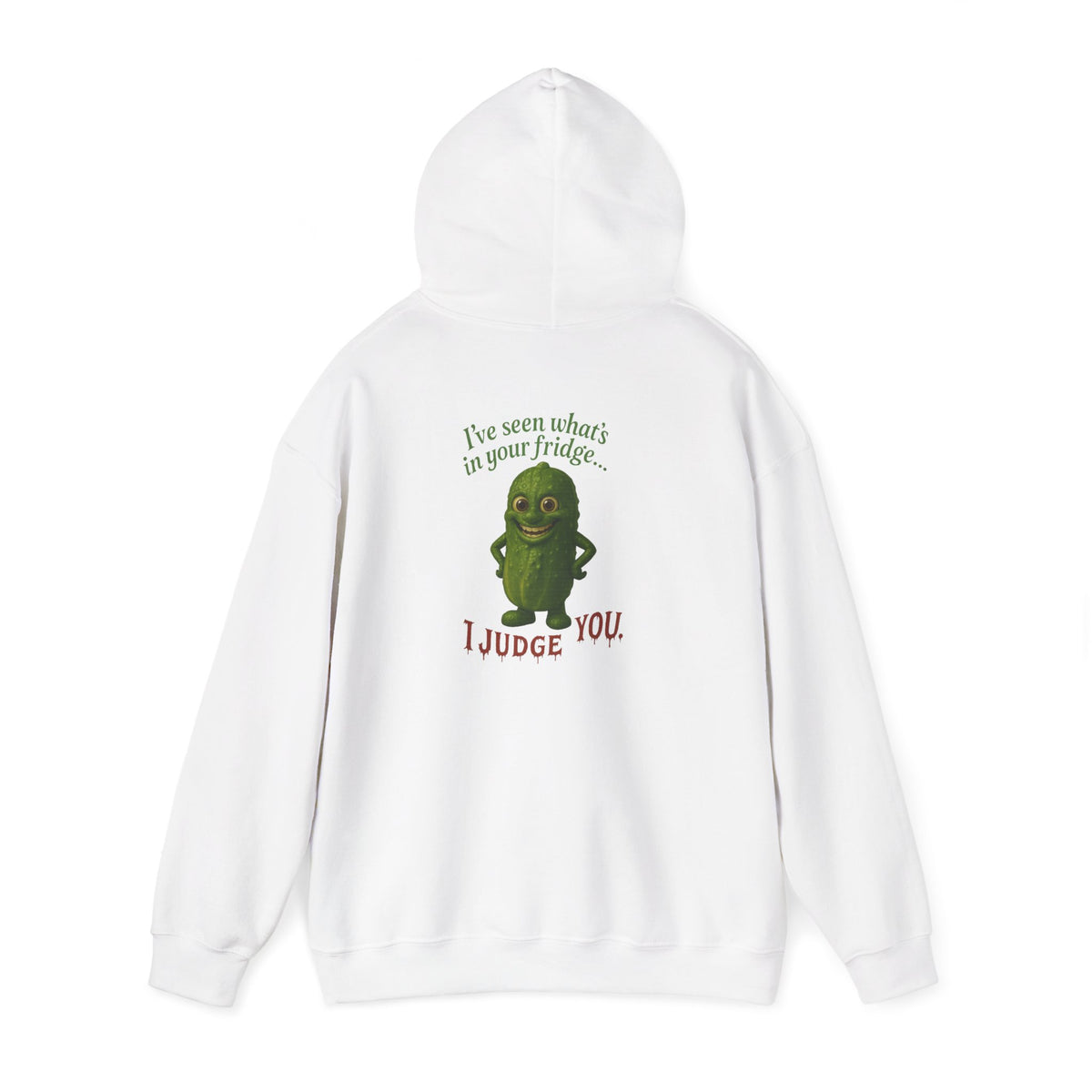 Judge Pickle Hoodie – Funny ‘I Judge You’ Pickle Graphic Sweatshirt