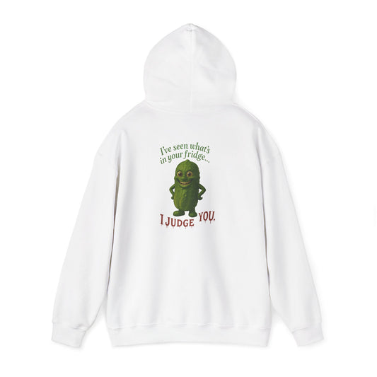 Judge Pickle Hoodie – Funny ‘I Judge You’ Pickle Graphic Sweatshirt