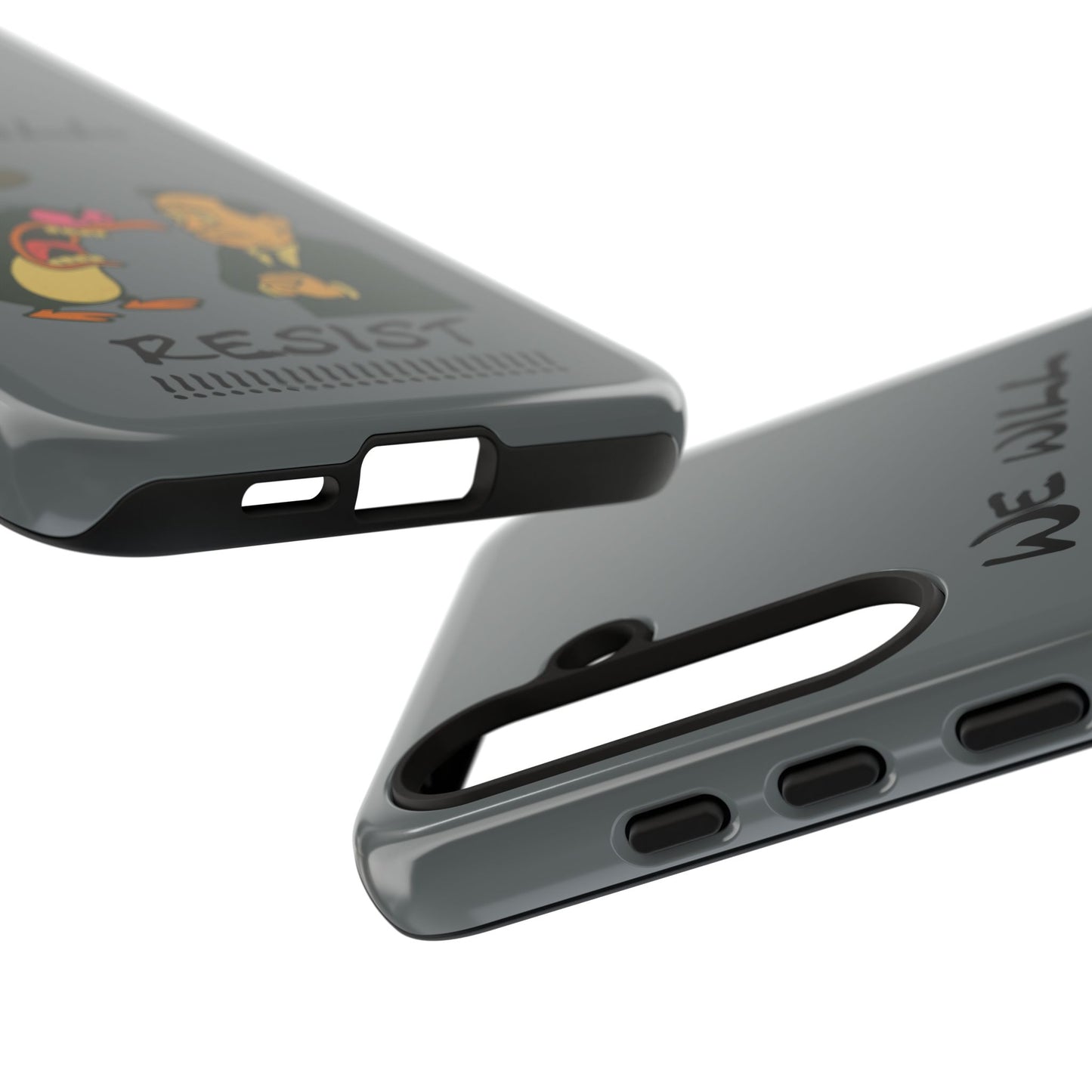 Phone Case - "We Will Resist" Cartoon Protest Design