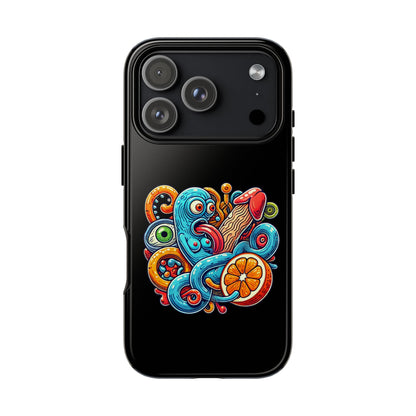 Octopus Surf Phone Case — Colorful Nautical Art Protective Phone Cover