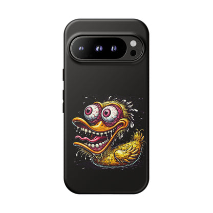 Duck Monster Phone Case — Crazy Cartoon Eye Duck Shock Design Tough Case