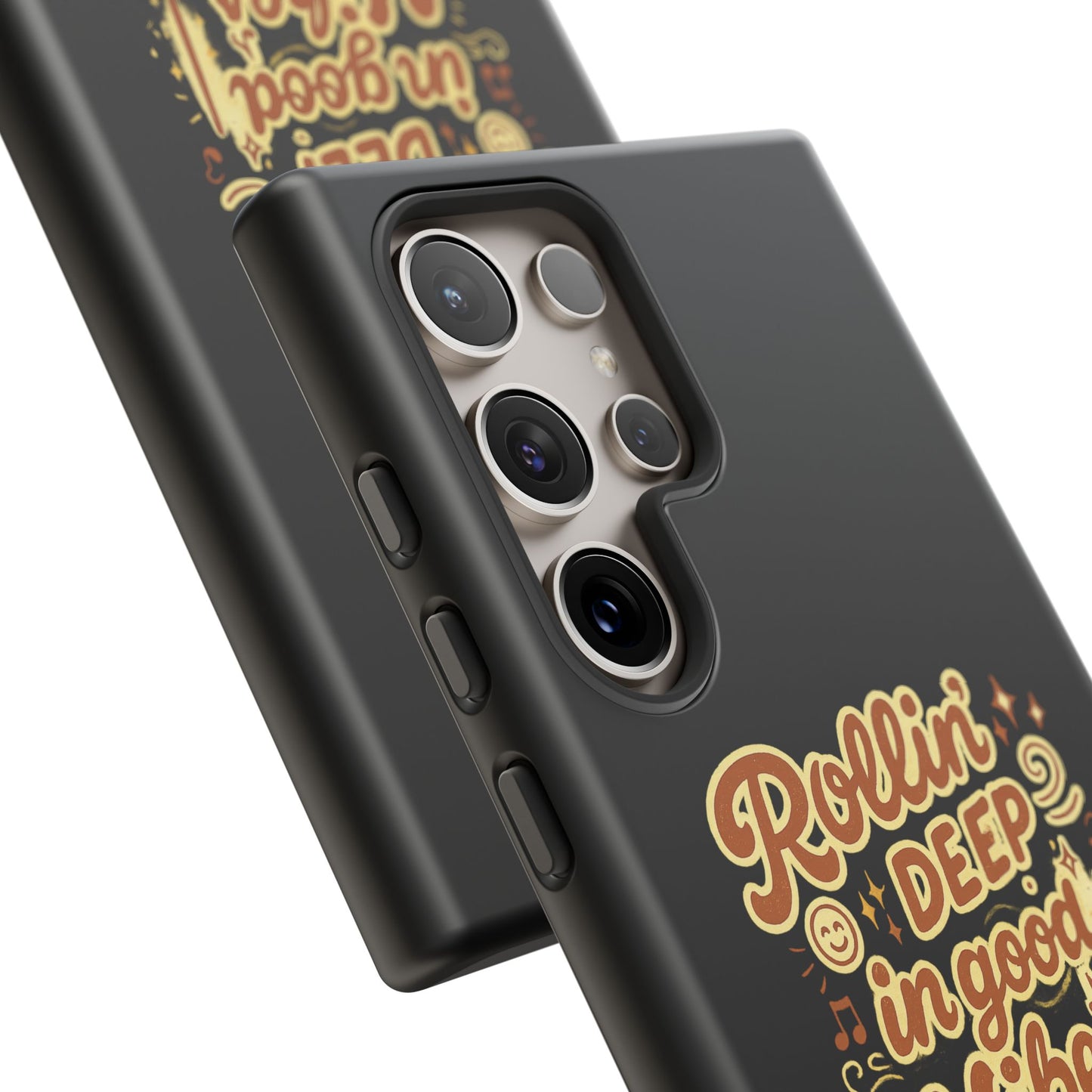 Phone Case — "Rollin' Deep in Good Vibes" Cartoon Retro Design