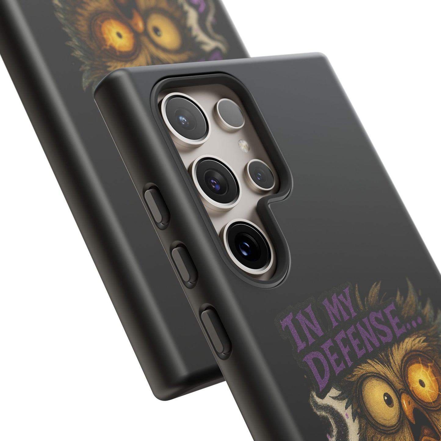 Phone Case — 'In My Defense… The Spell Did Work' Owl Witchy Protective Case