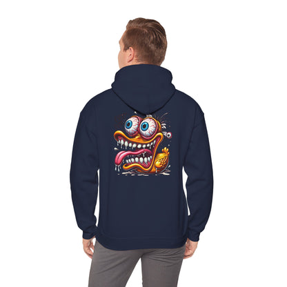 Crazy Cartoon Monster Hoodie - "Every Bite" Retro Hot Rod Art Pullover