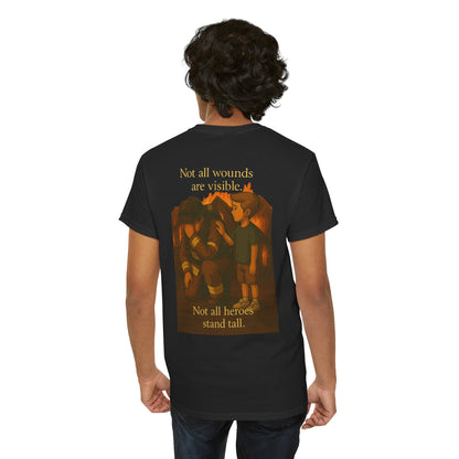 Not All Heroes Stand Tall – Firefighter Tribute Tee