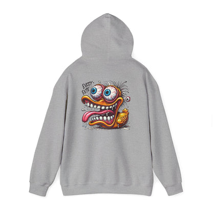 Crazy Cartoon Monster Hoodie - "Every Bite" Retro Hot Rod Art Pullover