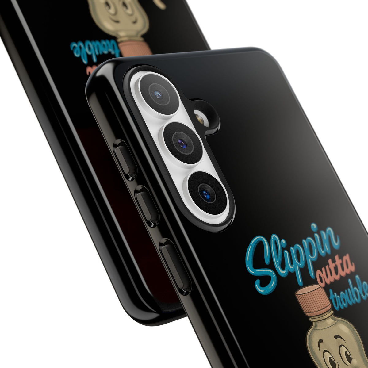 Phone Case — Retro 'Slippin Outta Trouble' Baby Bottle Design