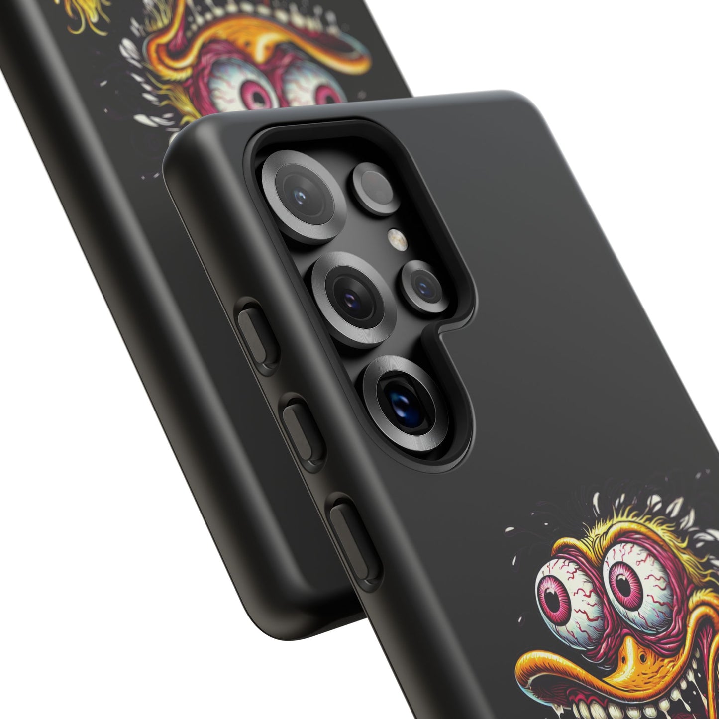Duck Monster Phone Case — Crazy Cartoon Eye Duck Shock Design Tough Case