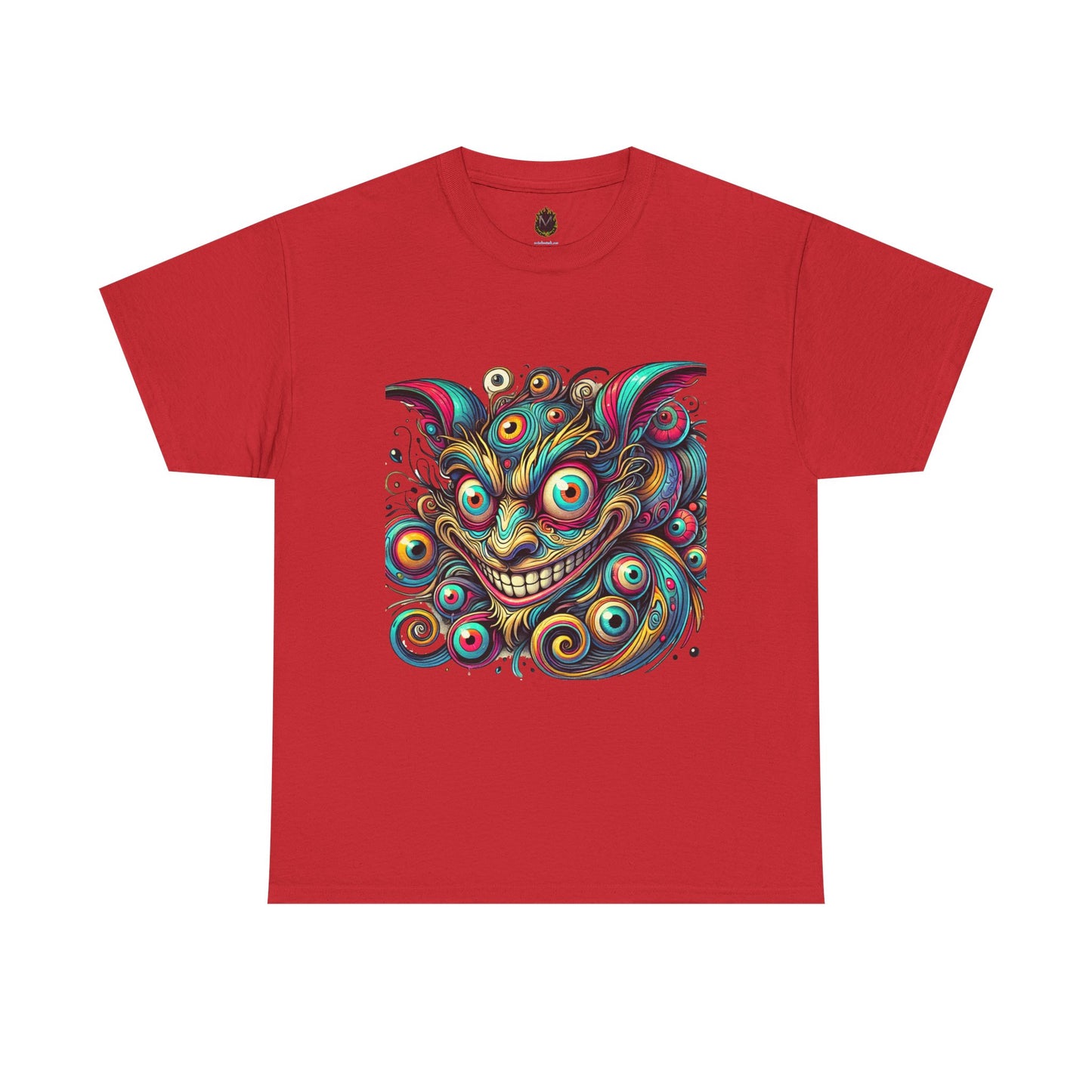 "Psychedelic Cheshire Cat" Trippy Art T-Shirt