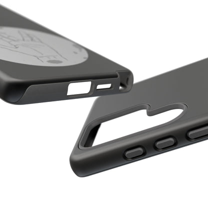 Spock Live Long Phone Case — Vulcan Salute Moon Graphic