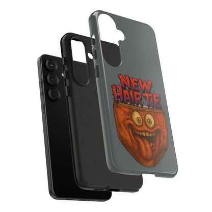 Phone Case — 'New Hairte' Funny Grinning Tongue-Out Monster Design