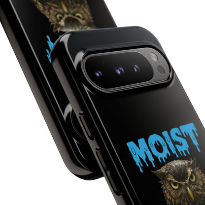 Moist Owlette Phone Case — Funny Owl Graphic Protective Case