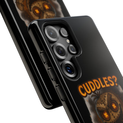 Phone Case — 'Cuddles? Curses.' Voodoo Doll Gothic Protective Case