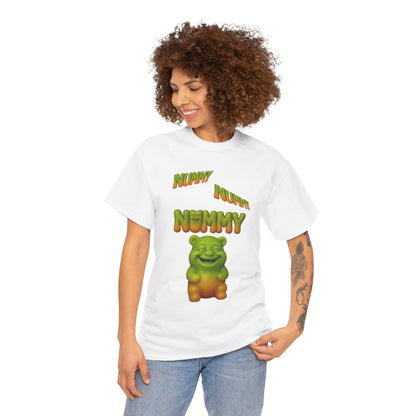 Nummy Gummy Tee — Cute Green Gummy Bear Graphic T-Shirt