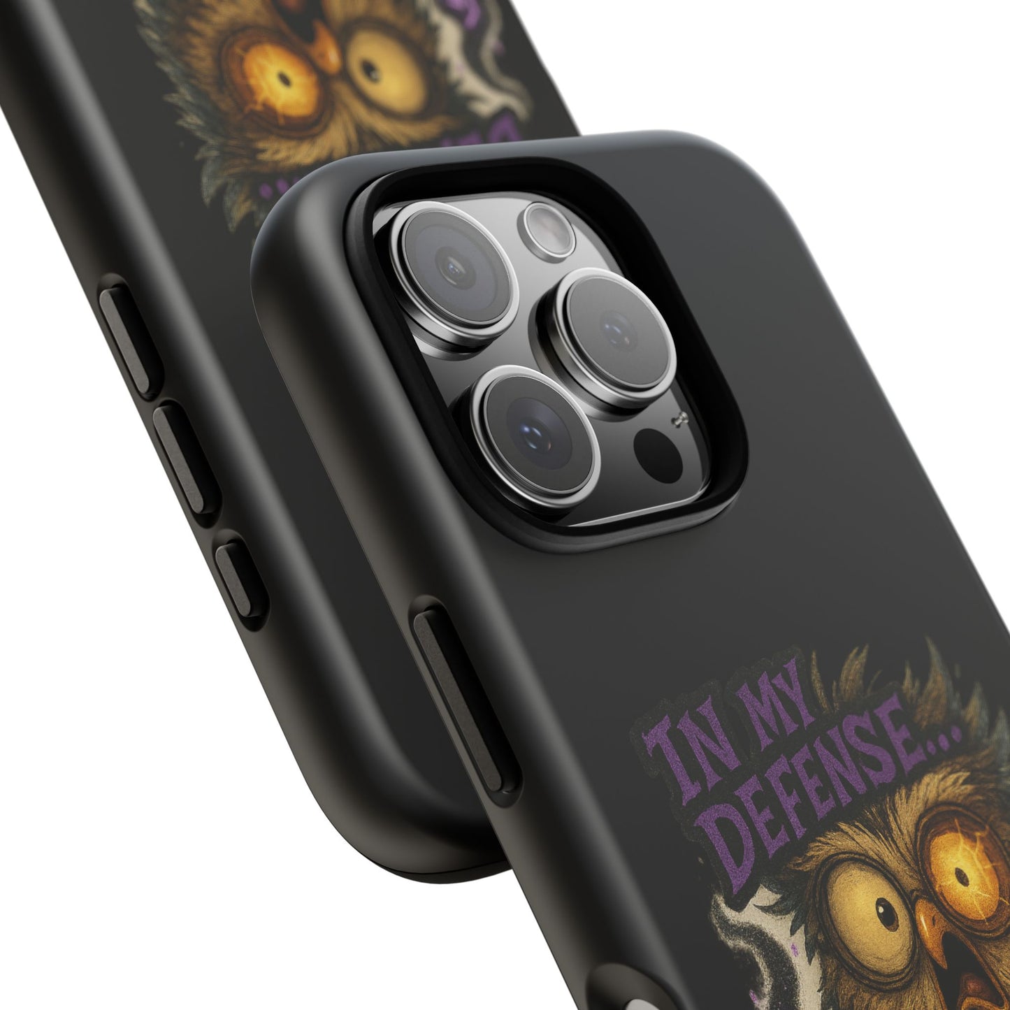 Phone Case — 'In My Defense… The Spell Did Work' Owl Witchy Protective Case