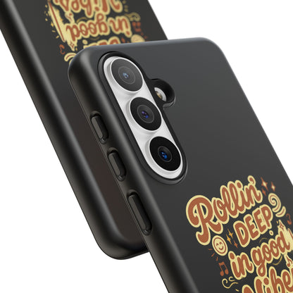 Phone Case — "Rollin' Deep in Good Vibes" Cartoon Retro Design