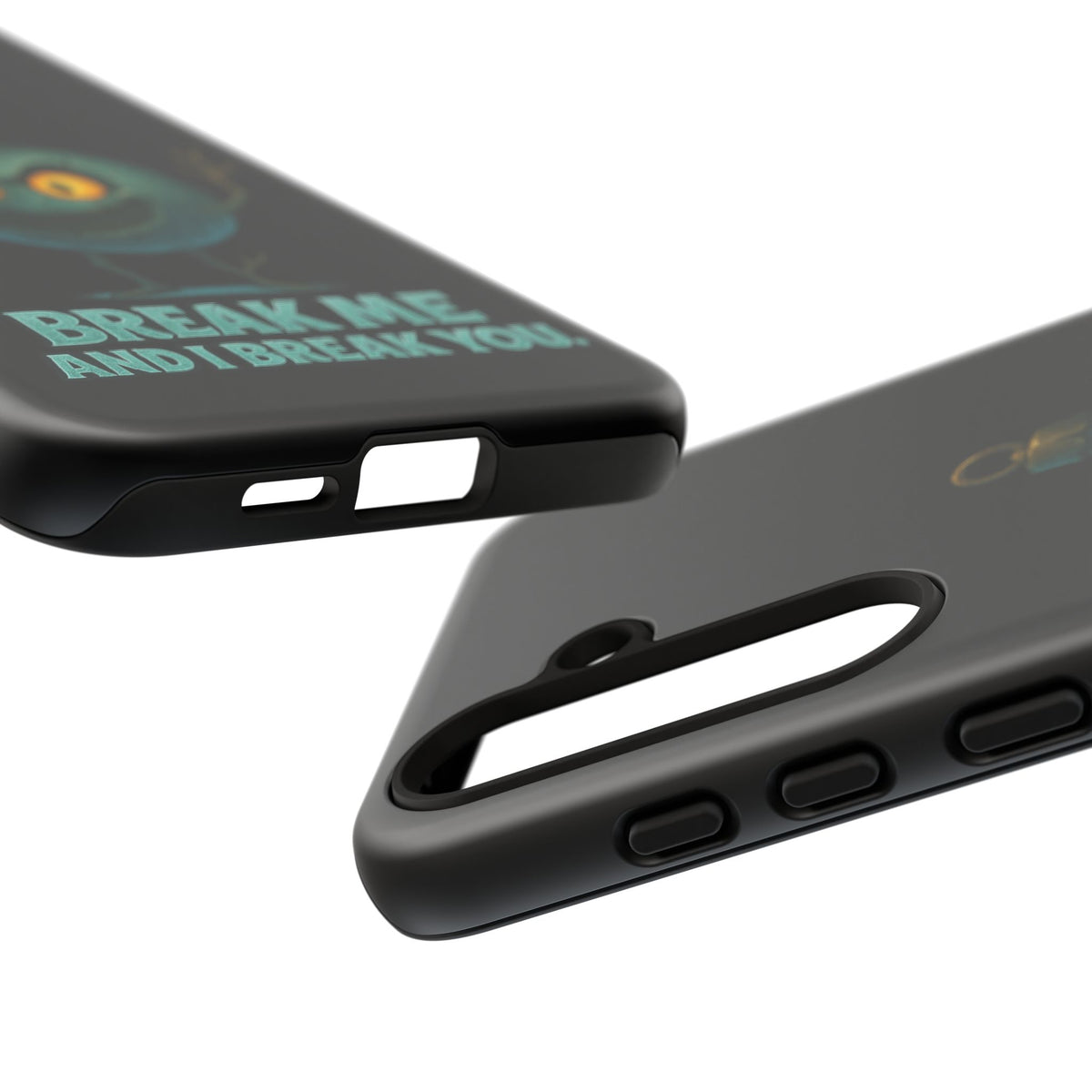 Phone Case — 'Break Me and I Break You' Mischievous Ornament Protective Cover