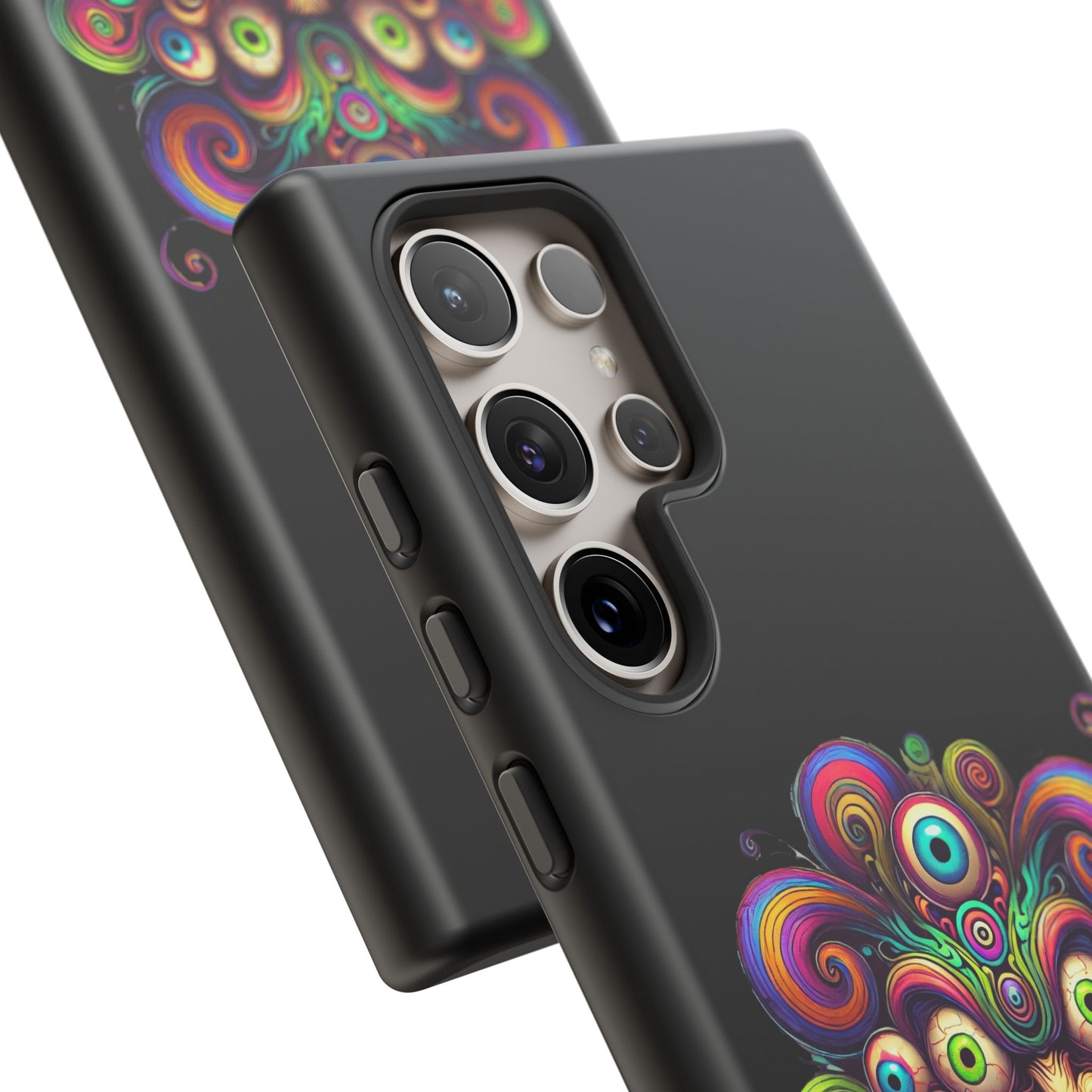 Psychedelic Jester Phone Case — Colorful Creepy Clown Tough Case