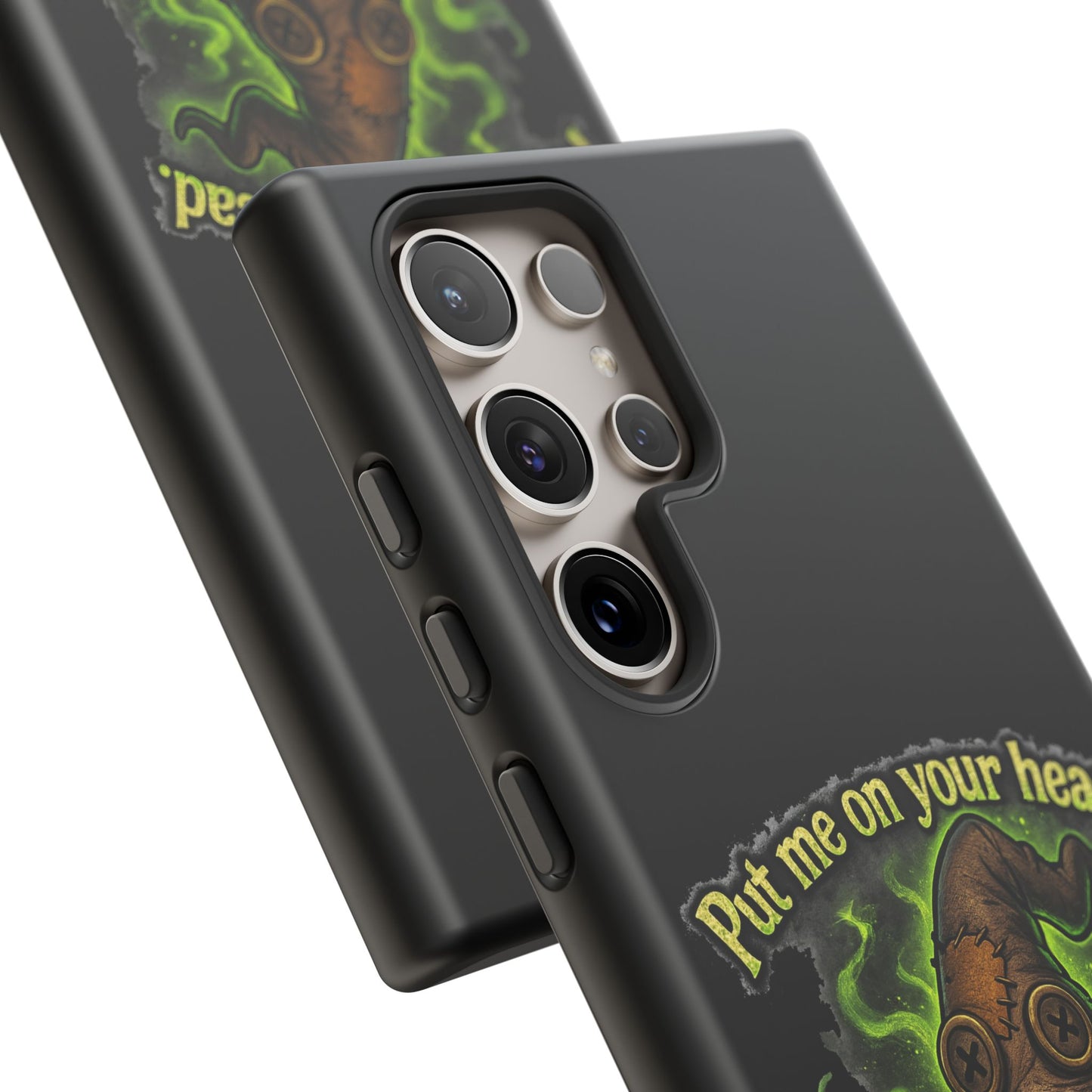 Phone Case — 'Put Me On Your Head, I Double Dare You' Witch Hat Horror Design