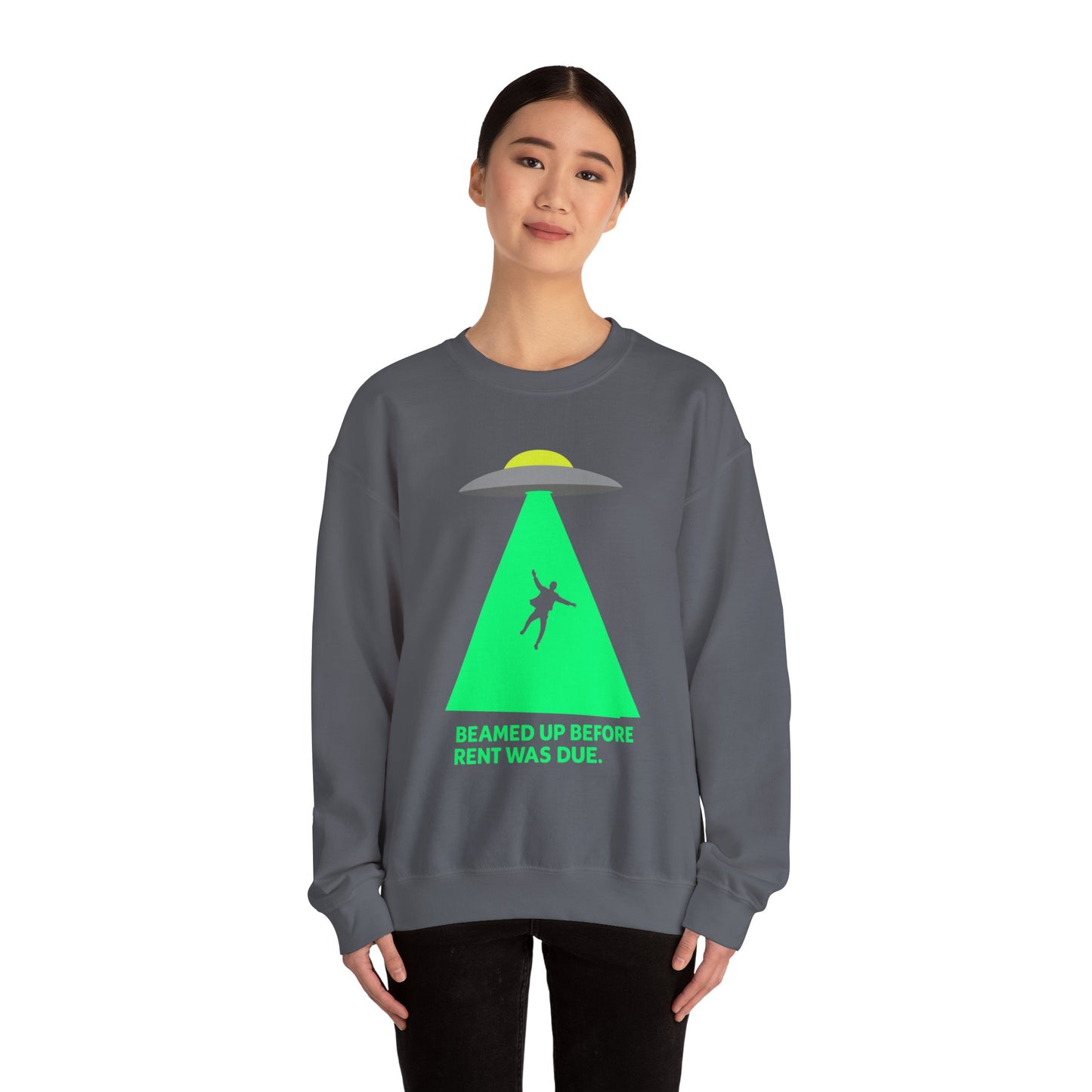 Beamed Up Rent-Dodger Crewneck Sweatshirt