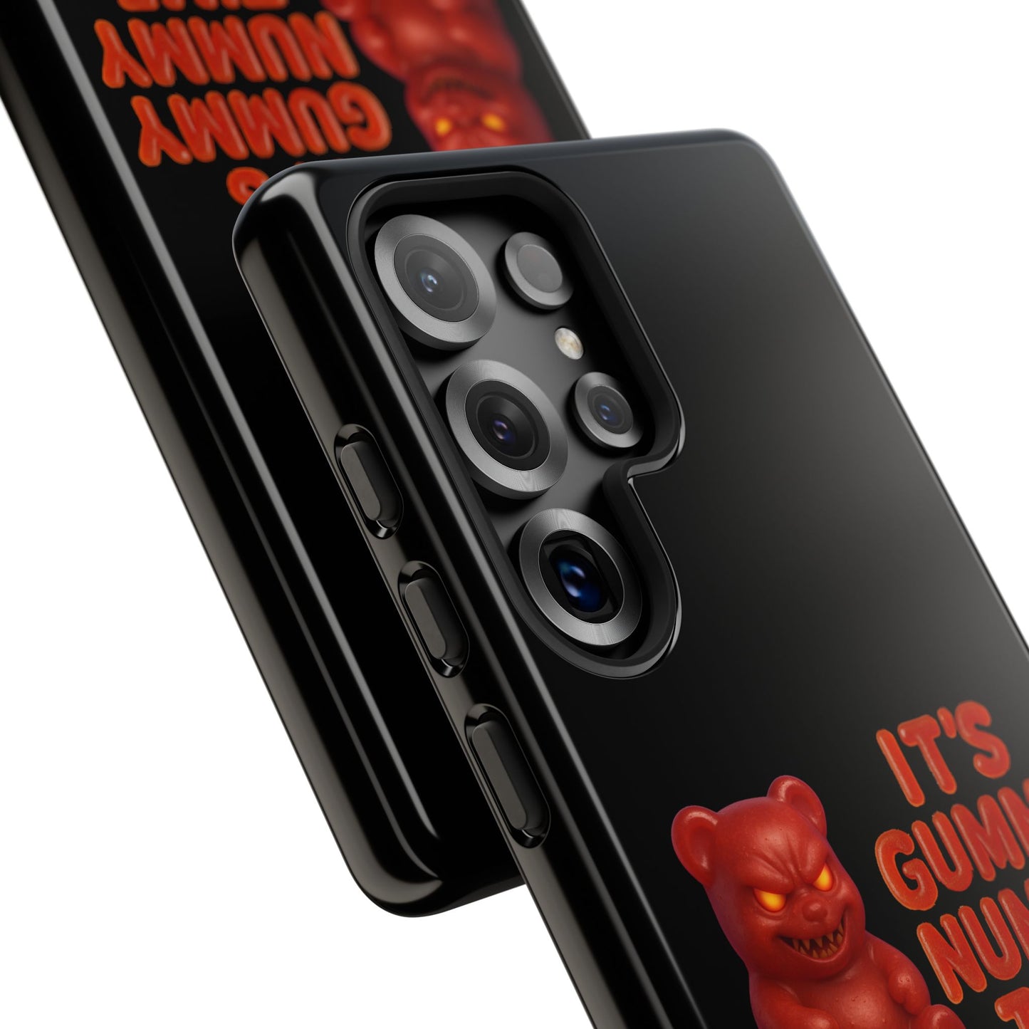 Phone Case — "It's Gummy Nummy Time" Red Gummy Bear Protective Case
