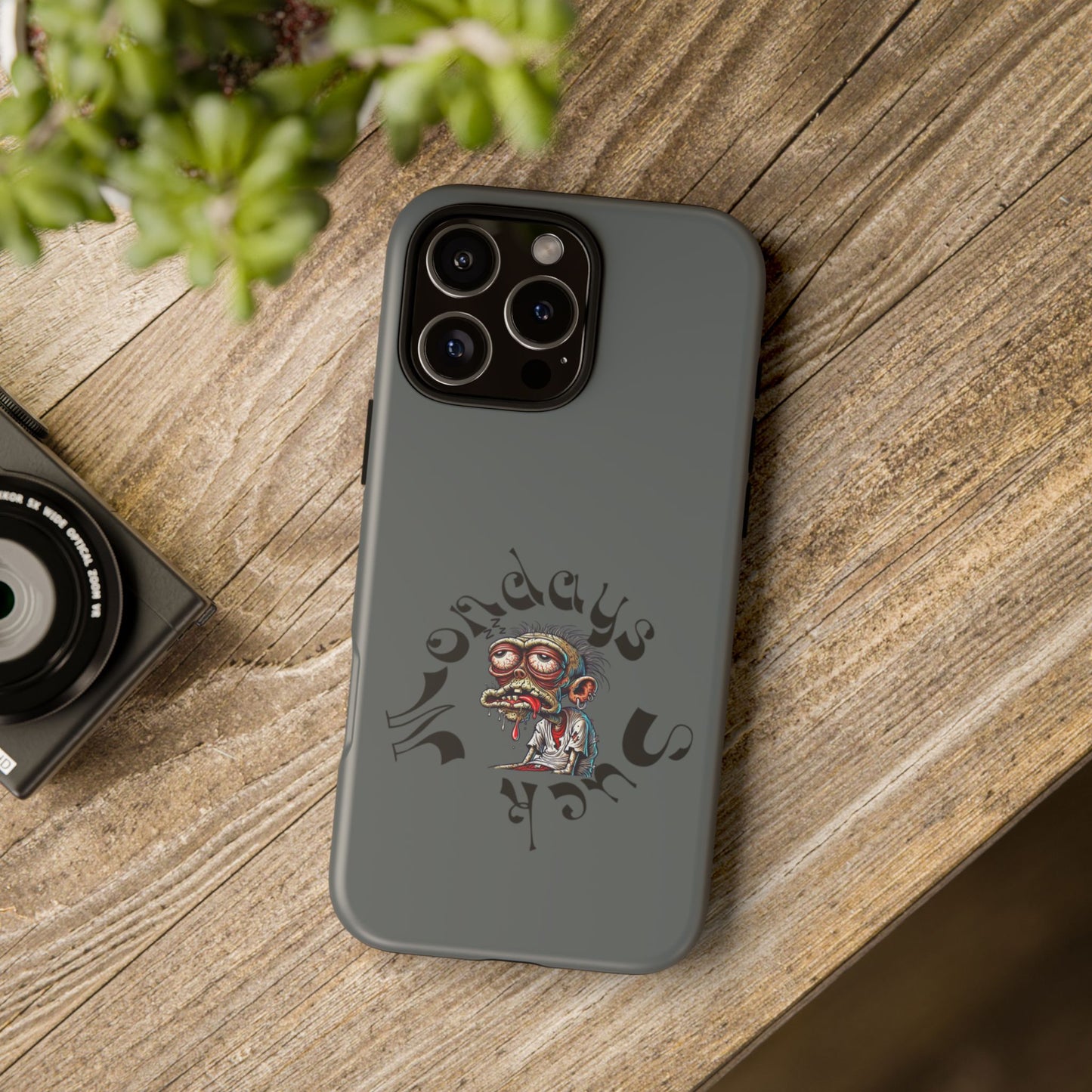 Phone Case — 'Nobody Sucks' Grunge Monster Protective Case