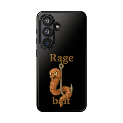 Phone Case — "Rage Bait" Angry Worm Fishing Design