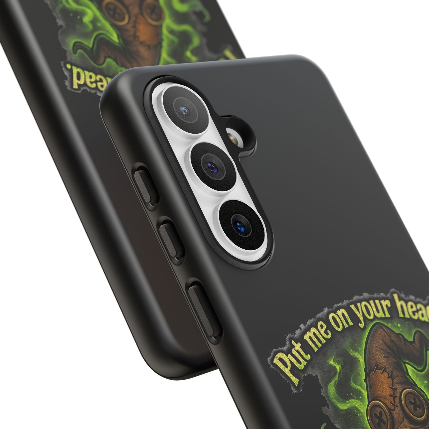 Phone Case — 'Put Me On Your Head, I Double Dare You' Witch Hat Horror Design