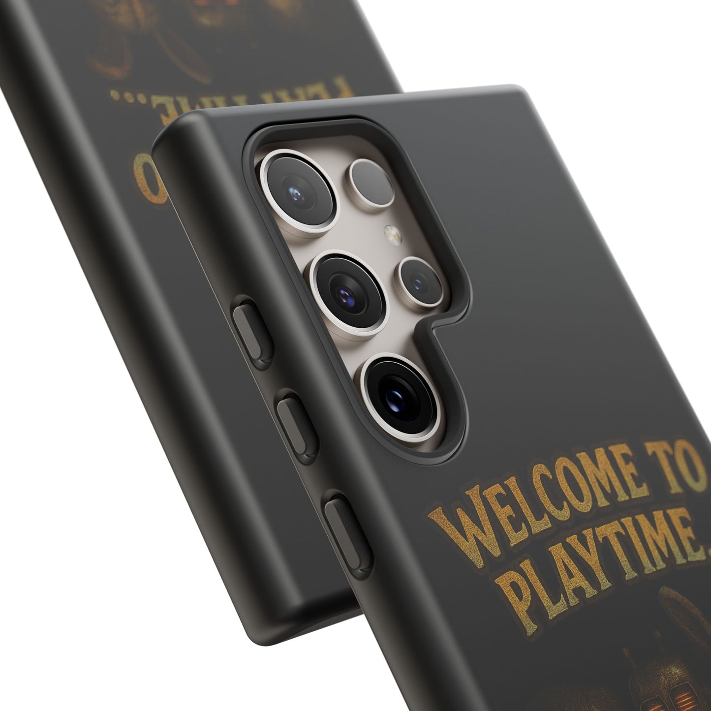 Phone Case — "Welcome to Playtime... Permanently." Horror Game Character Protective Case