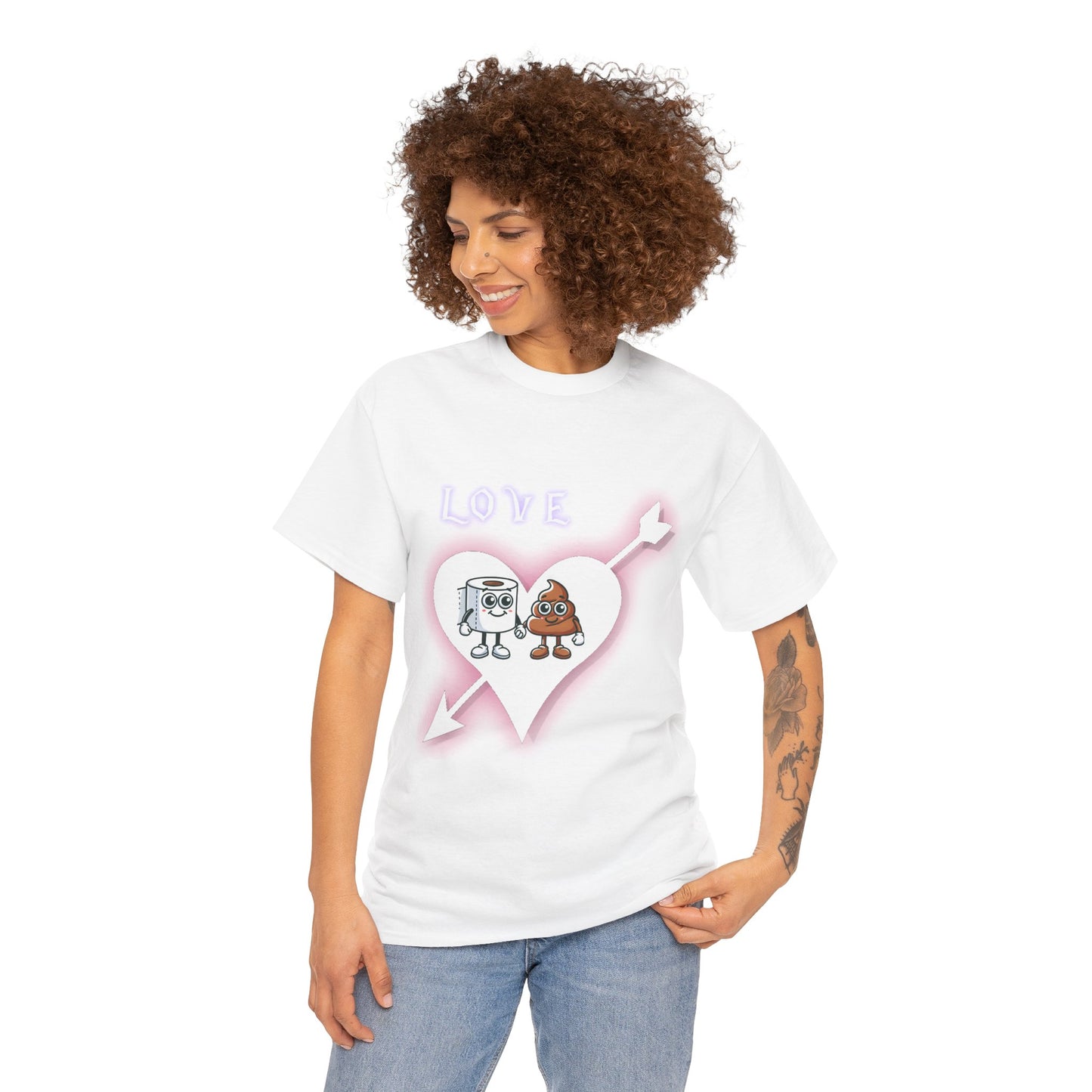 "Love Knows No Bounds" Funny TP & Poop Emoji