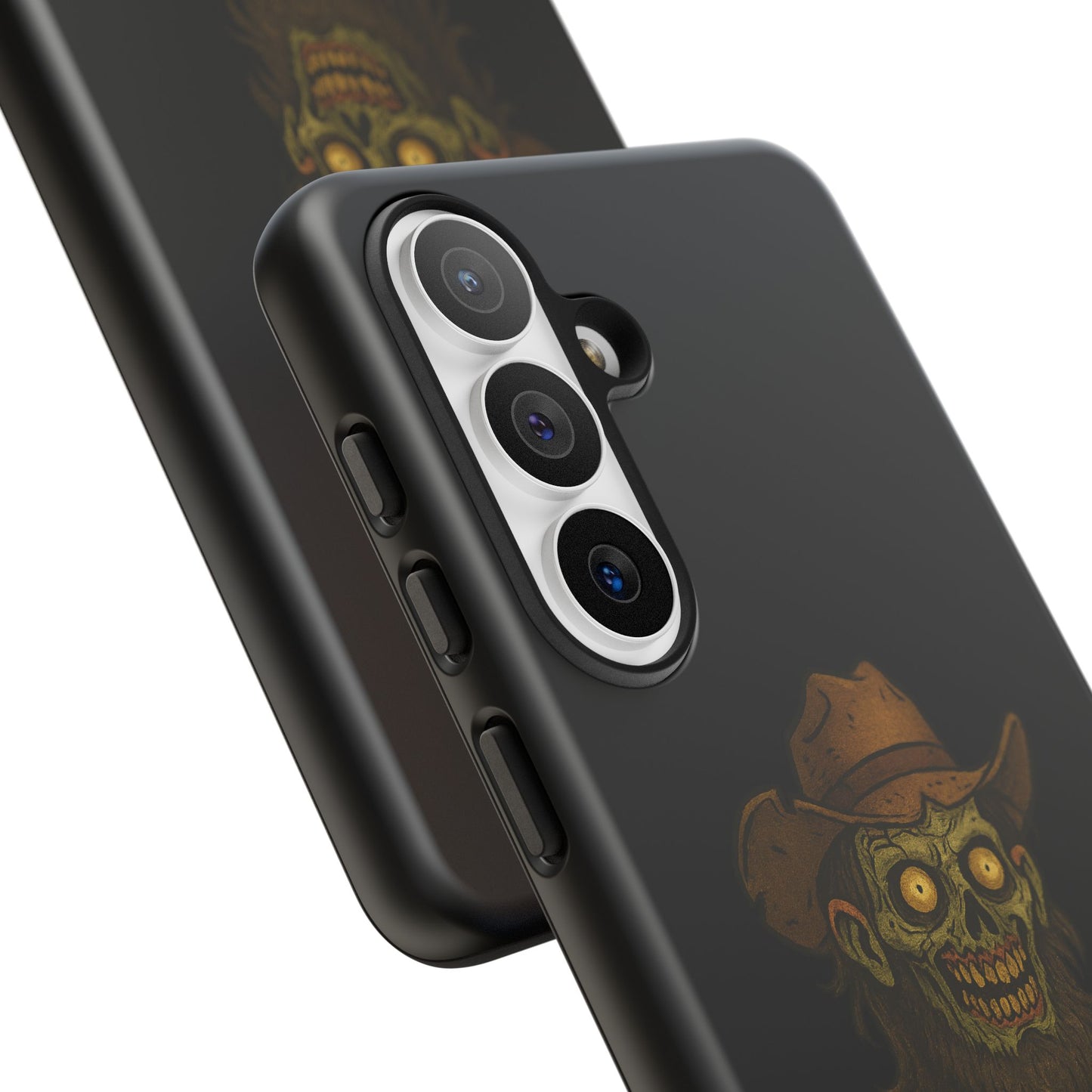 Zombie Cowboy Phone Case — "Ain't No Grave Gonna Hold This Yeehaw" Protective iPhone Cover