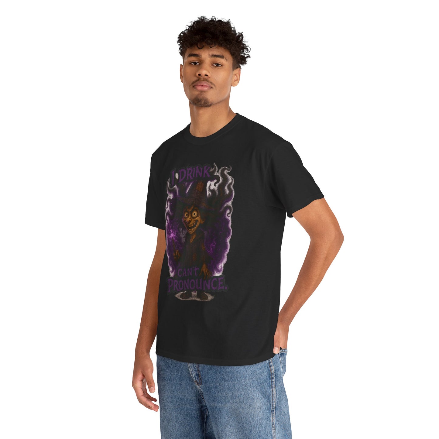I Drink Coffee I Can't Pronounce T-Shirt | Witchy Coffee, Halloween Vibe