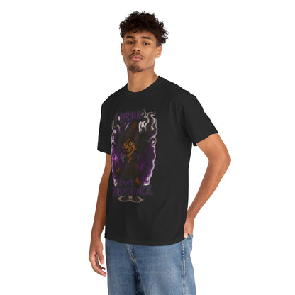I Drink Coffee I Can't Pronounce T-Shirt | Witchy Coffee, Halloween Vibe