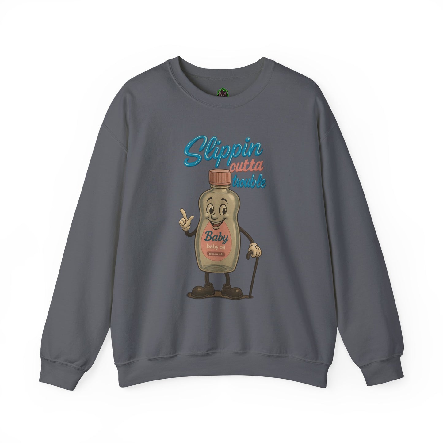 Slippin’ Outta Trouble Crewneck Sweatshirt