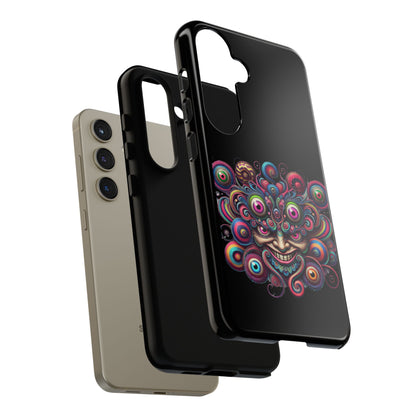 Psychedelic Smiling Eye Cluster Phone Case