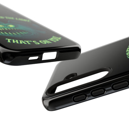Anglerfish Phone Case – “You Followed The Light, That’s On You” Glow Horror Protective Case