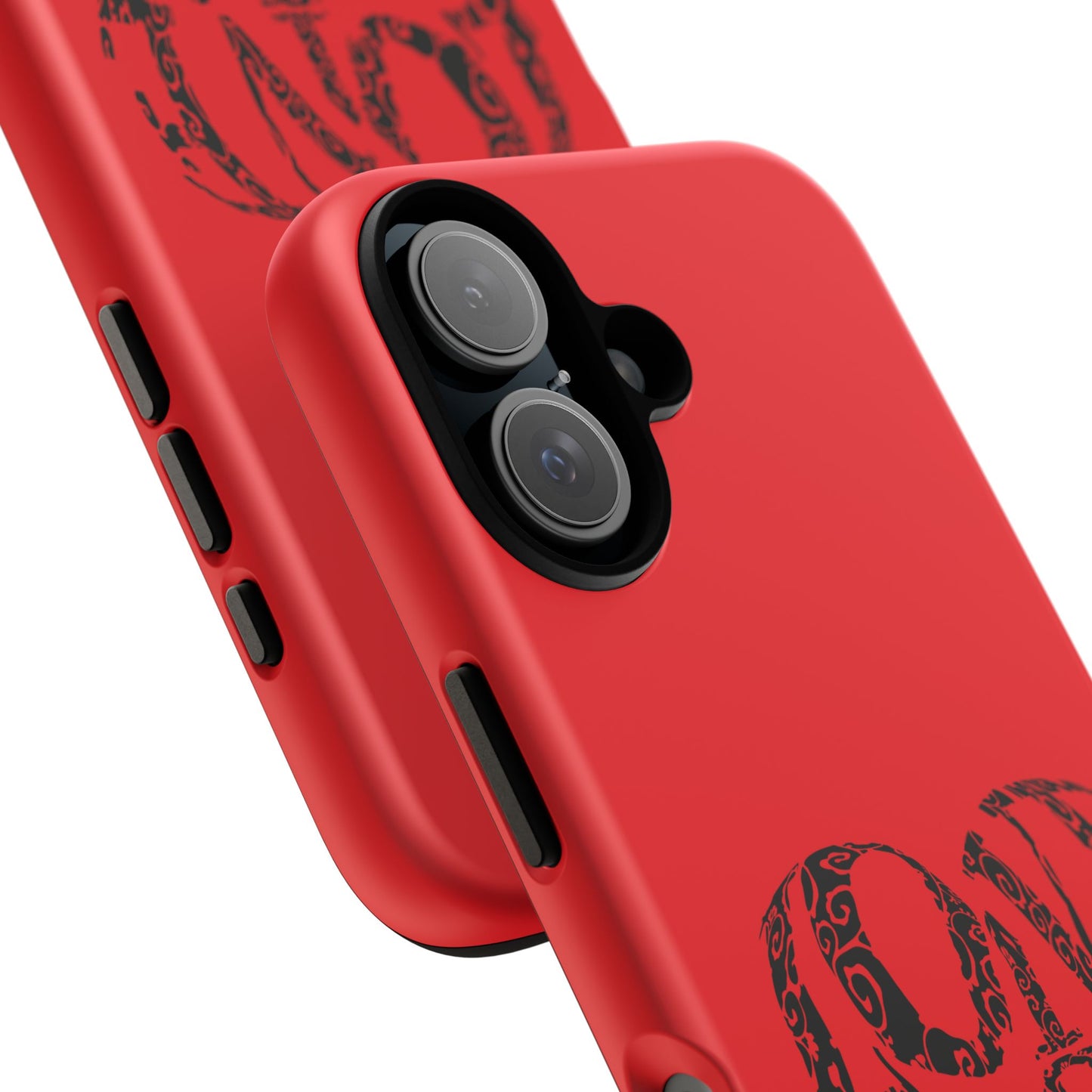 Red 'Love Justice' Heart Phone Case — Protective iPhone Cover, Valentine’s Gift