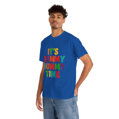 It’s Gummy Nummy Time T-Shirt | Colorful Retro Candy Typography