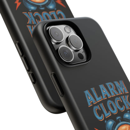 Phone Case — "Alarm Clock" Retro Screaming Clock Protective Cover