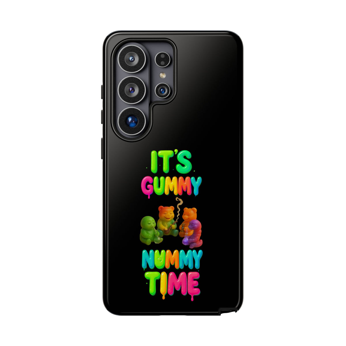 It's Gummy Nummy Time Phone Case — Colorful Gummy Bears Protective Case