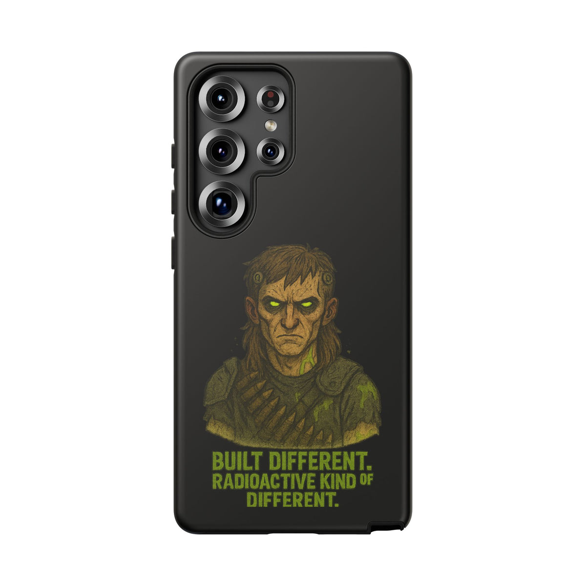 Phone Case — "Built Different, Radioactive Kind of Different" Mutant Design