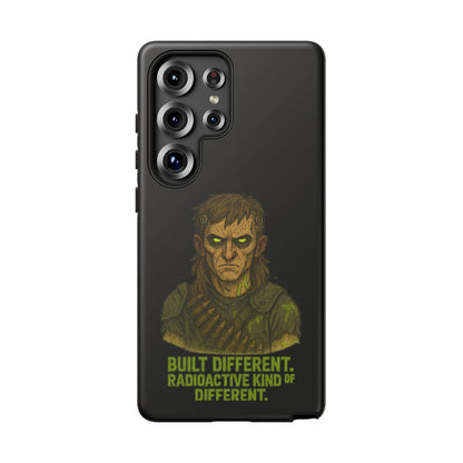 Phone Case — "Built Different, Radioactive Kind of Different" Mutant Design