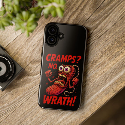 Phone Case — "Cramps? No, Wrath!" Retro Hot-Pepper Graphic