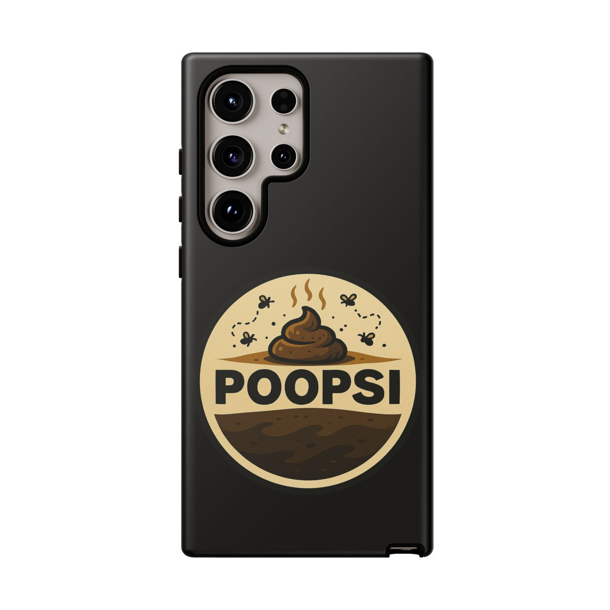 Phone Case — 'POOPSI' Funny Poop Logo Protective Cover