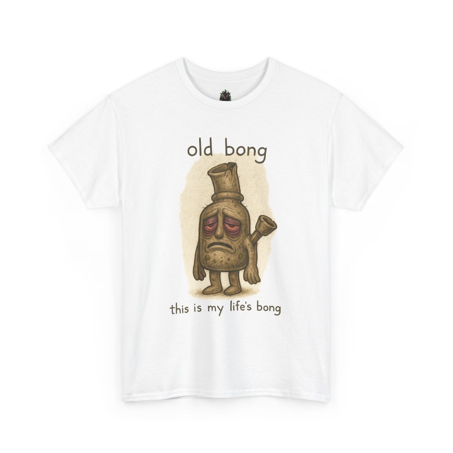 Old Bong illustration T-Shirt | 'this is my life's bong' humorous art