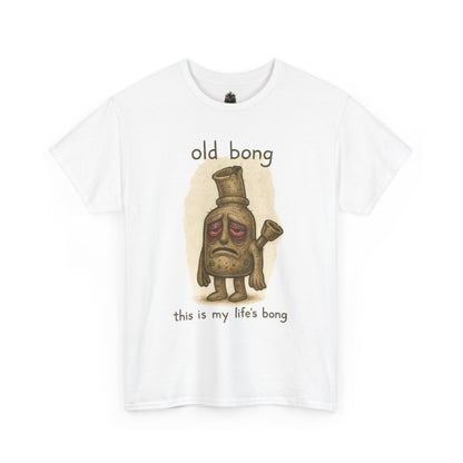 Old Bong illustration T-Shirt | 'this is my life's bong' humorous art