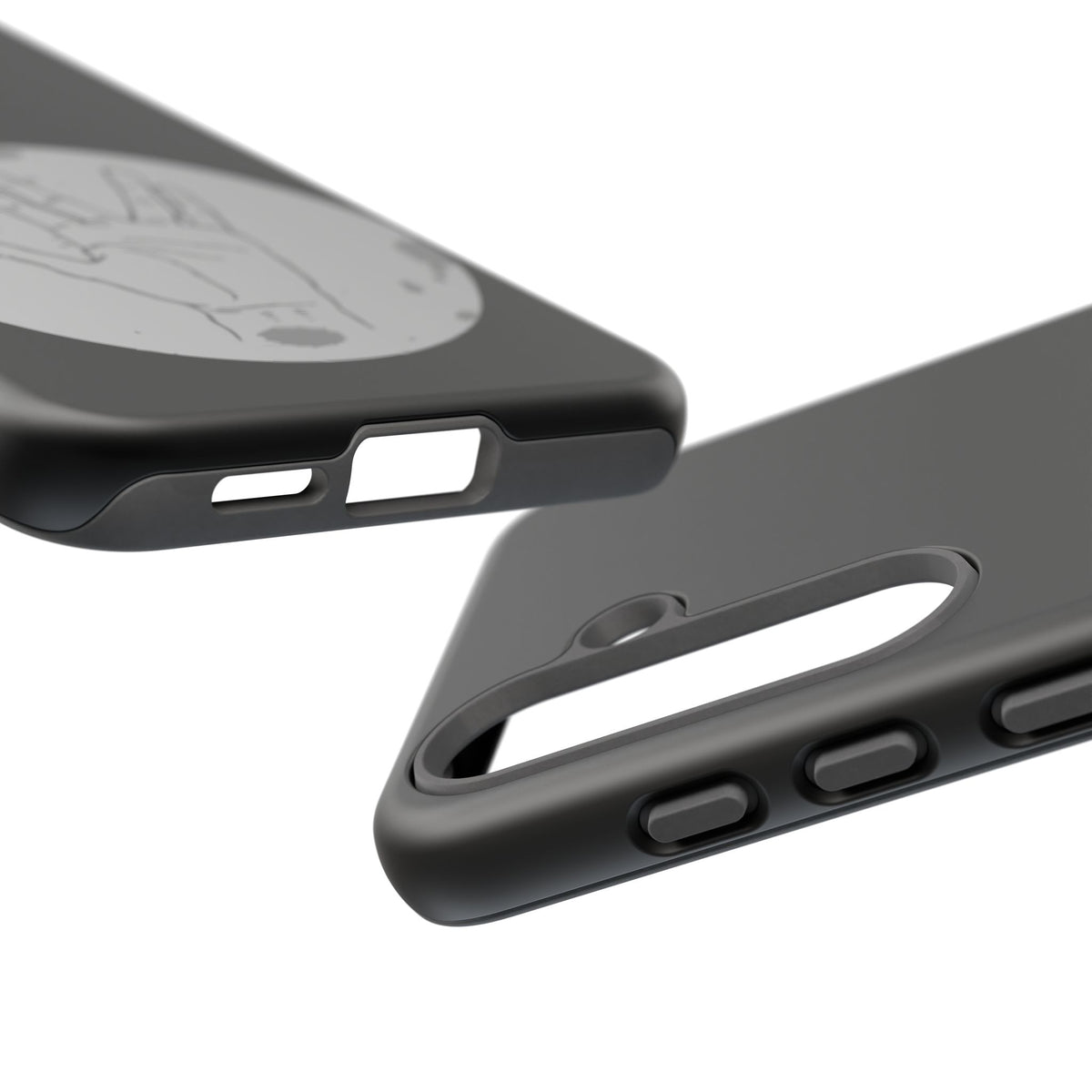 Spock Live Long Phone Case — Vulcan Salute Moon Graphic