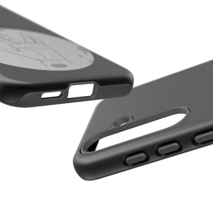 Spock Live Long Phone Case — Vulcan Salute Moon Graphic