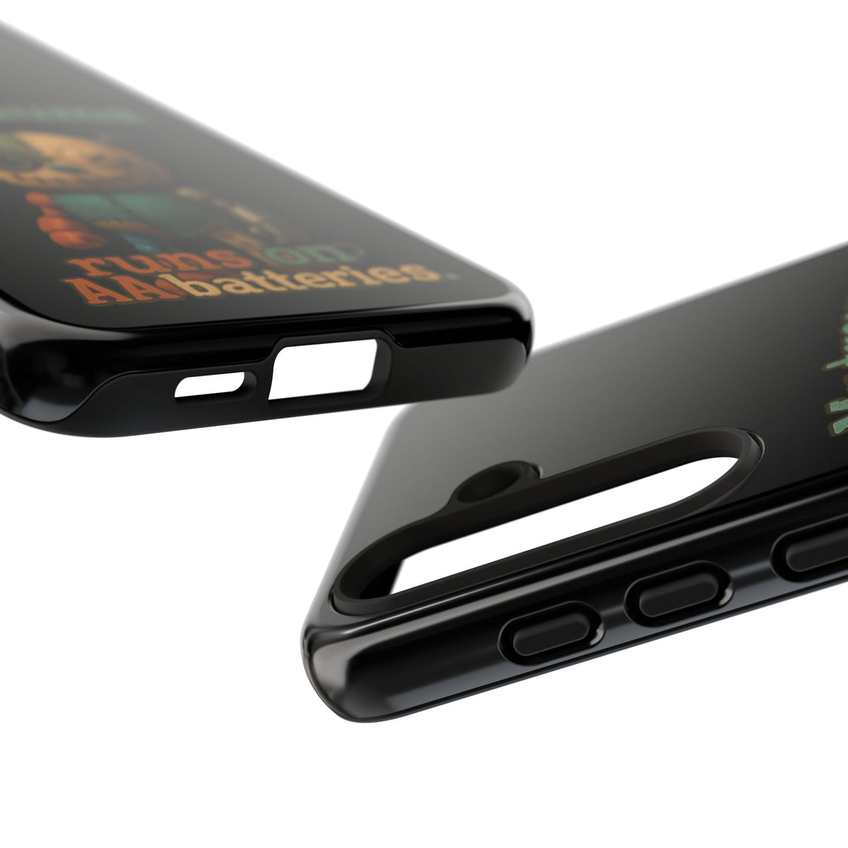 Phone Case — 'My Trauma Runs on AA Batteries' Creepy Voodoo Teddy Protective Cover